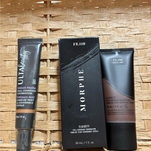 Morphe Fluidity Full-Coverage Matte Foundation Deep Neutral and ulta beauty
